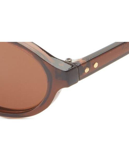 BP. Brown Oval Sunglasses