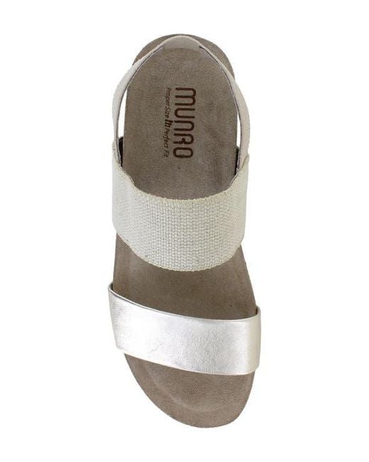Munro White Pisces Sandal