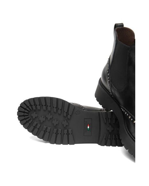 Nero Giardini Black Studded Chelsea Boot