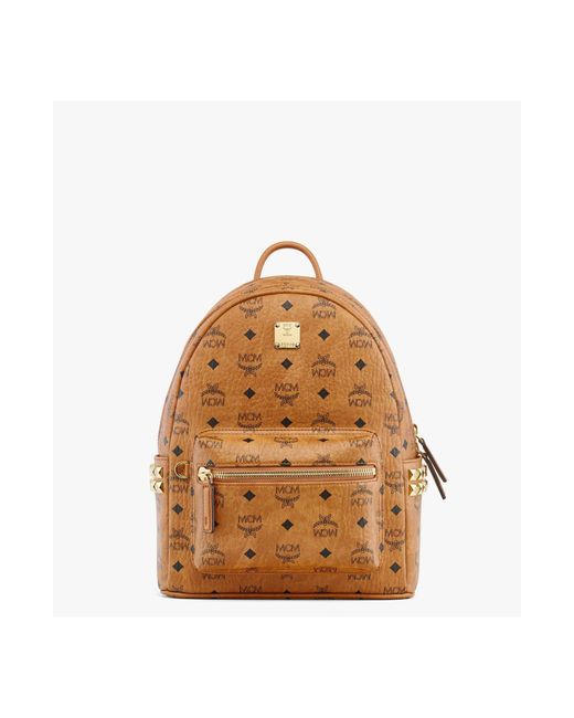 MCM Natural Small Stark Side Studs Backpack for men