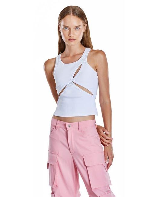 MOTHER OF ALL Pink Ariel Rib Top