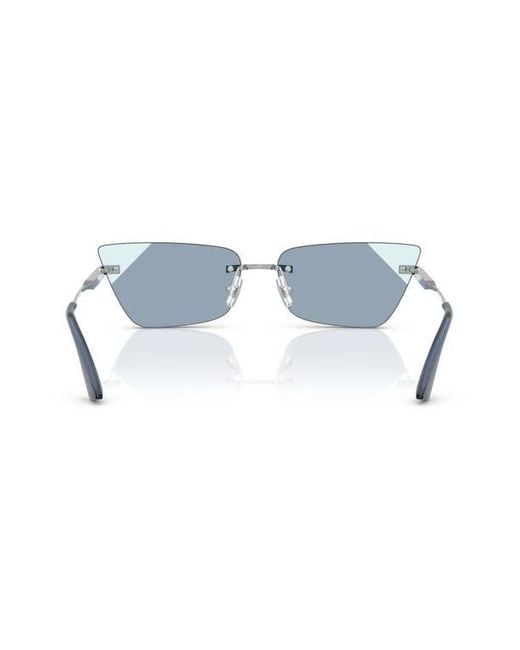 Jimmy Choo Blue 60Mm Cat Eye Sunglasses for men