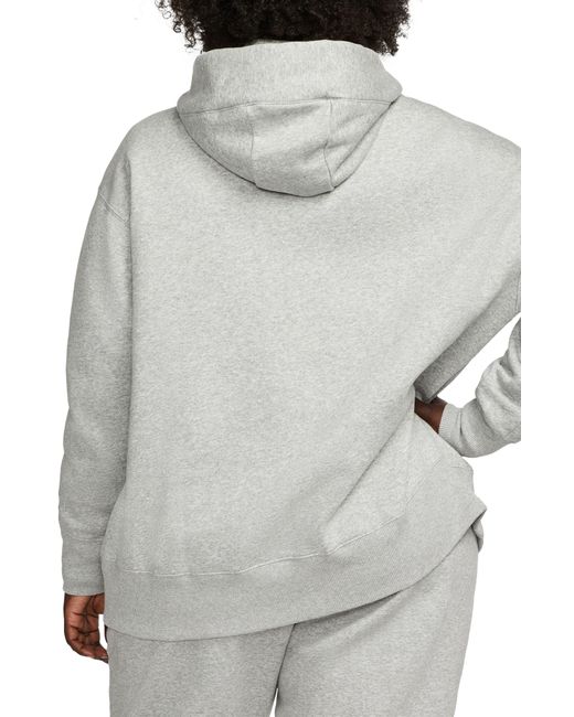 Nike Gray Sportswear Phoenix Oversized Full Zip Hoodie
