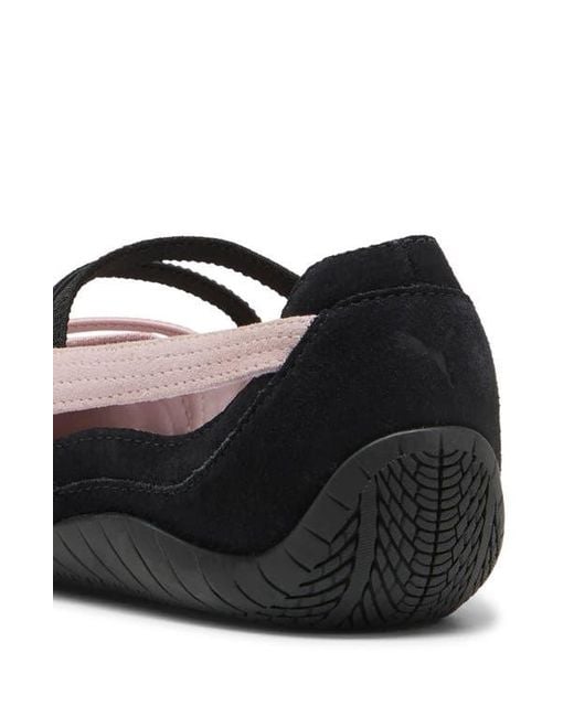 PUMA White Speedcat Ballet Sneaker