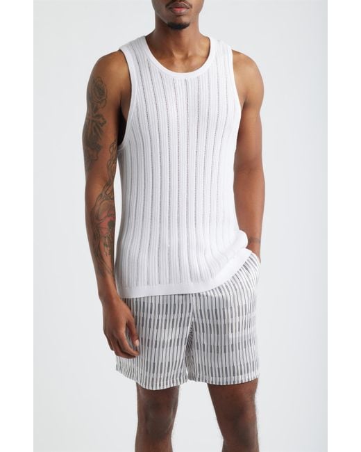 Open Edit Gray Sweater Tank for men