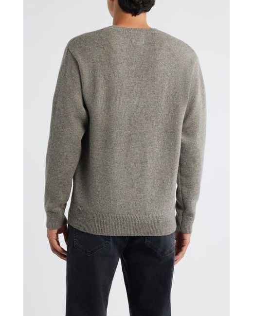Pendleton Gray Wool Crewneck Sweater for men