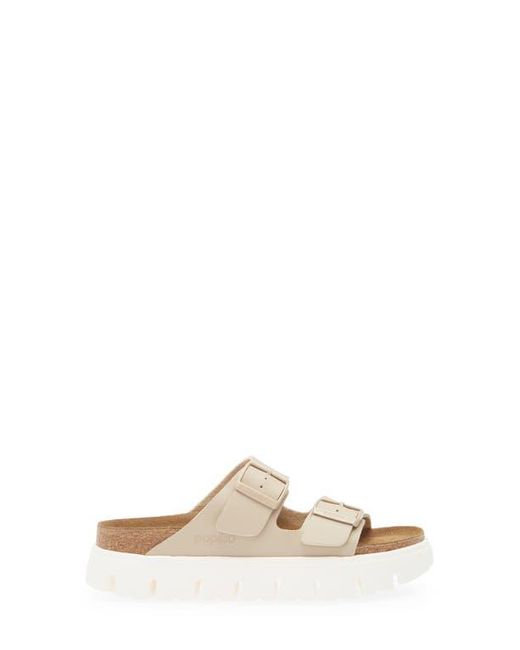 Birkenstock Natural Papillio By Arizona Exquisite Chunky Slide Sandal