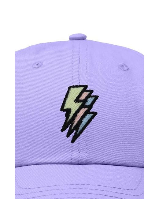 Alix Purple Lightning Cap for men