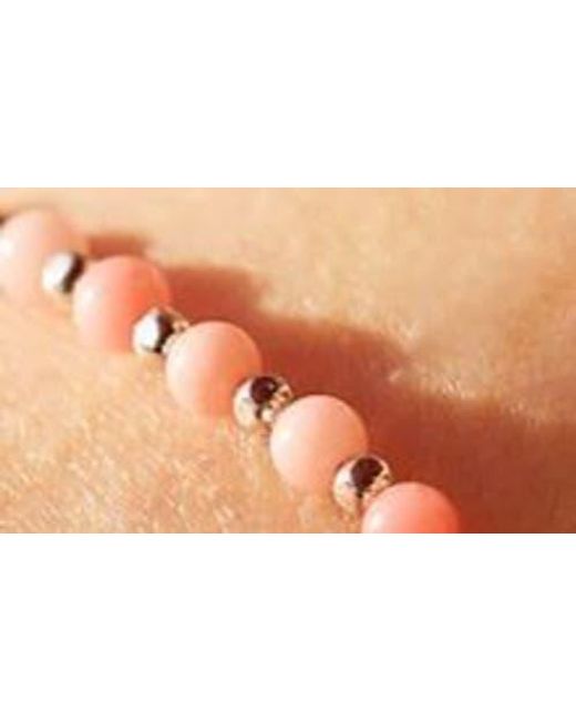 Estella Bartlett White Sienna Kiss Beaded Stretch Bracelet