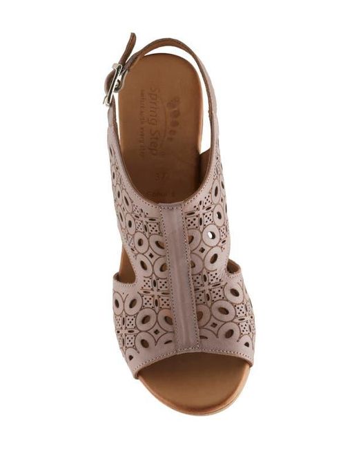 Spring Step Brown Kovach Slingback Sandal