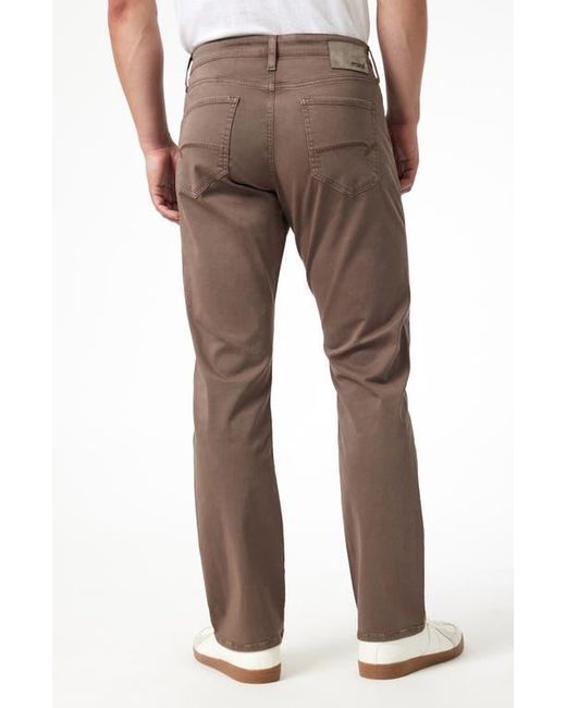 Mavi Gray Matt Relaxed Straight Leg Twill Pants for men