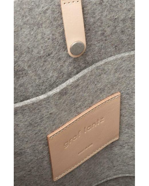 Graf & Lantz Gray Hana Merino Wool Tote