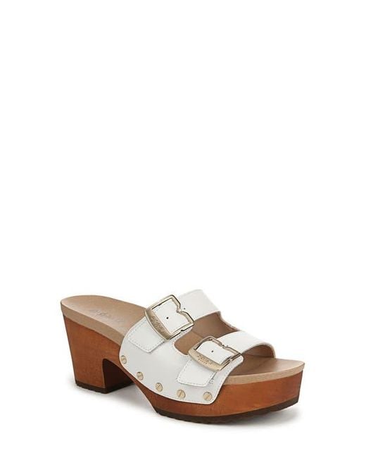 Dr. Scholls White Original Vibe Platform Slide Sandal