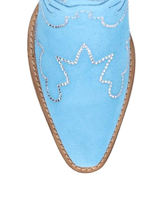Dingo Blue Tiny Pony Rhinestone Western Boot
