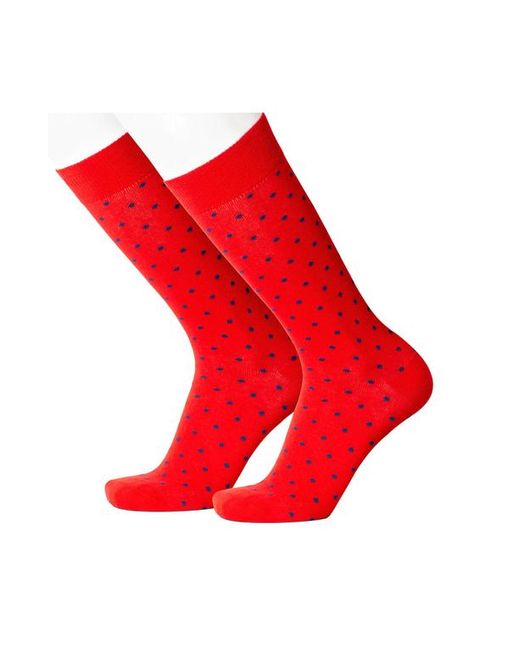 Beau Ties of Vermont Red Doterra Socks for men