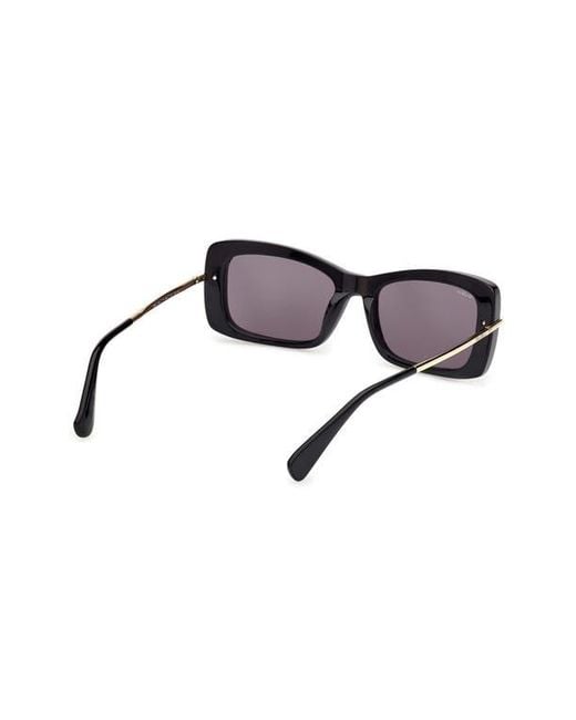 Max Mara Multicolor 54Mm Rectangular Sunglasses