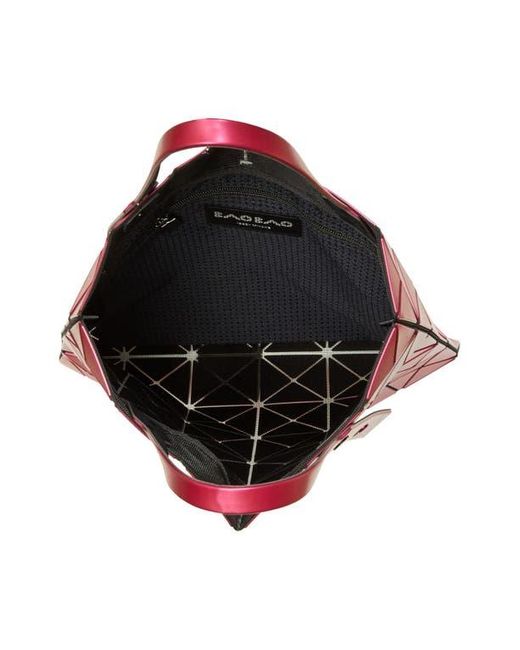 Issey Miyake Red Lucent Metallic Tote