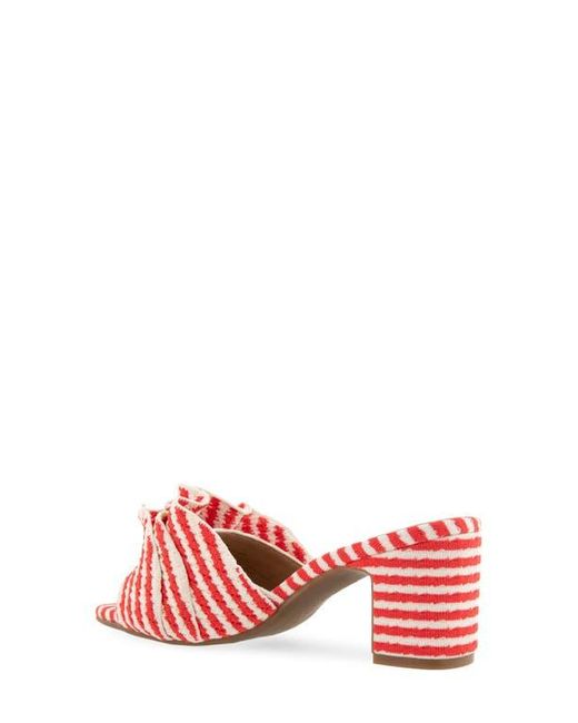 Aerosoles Red Gabbie Ruffle Sandal