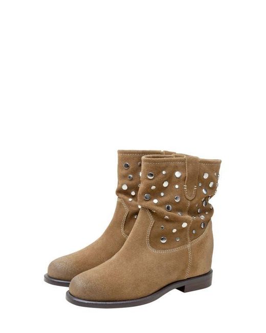 Linea Paolo Brown Terry Studded Slouchy Bootie