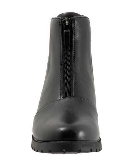 Softwalk® Black Marni Cap Toe Bootie