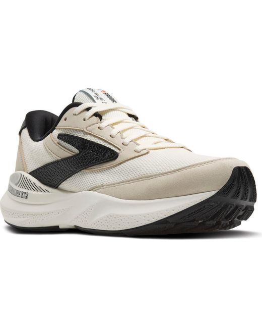 Brooks White Adrenaline Gts 24 Running Shoe for men