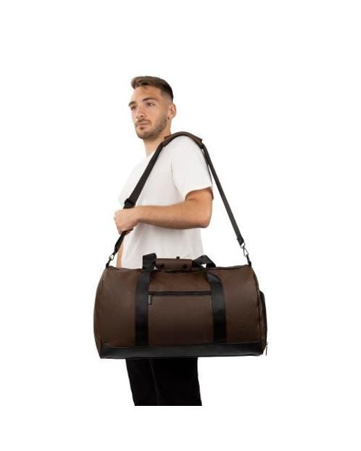 Bugatti Brown Central Duffle Bag