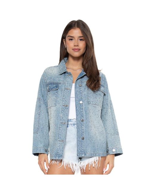 Blue Revival Blue Starry Night Shacket