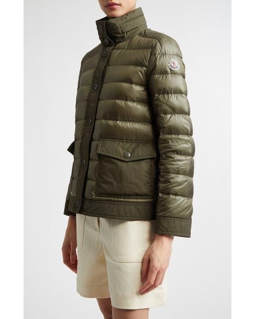 Moncler Green Origan Down Puffer Jacket