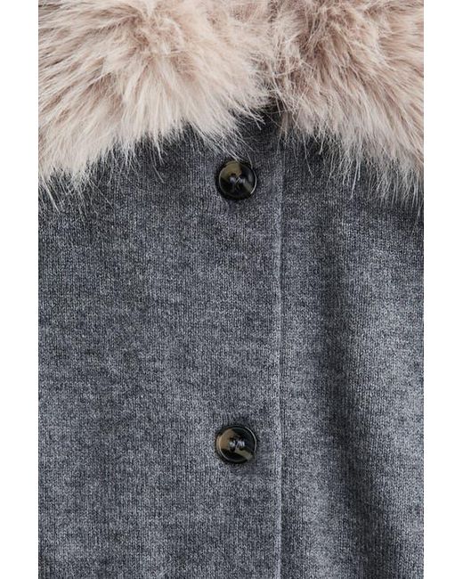H&M Black Collared Cardigan