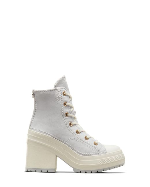 Converse White Chuck 70 De Luxe Block Heel Sneaker