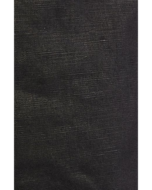 Isabel Marant Black Jeliano Belted Cotton & Linen Cargo Shorts