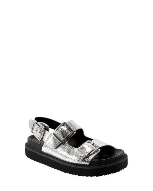 Marc Fisher Black Agenda Sandal