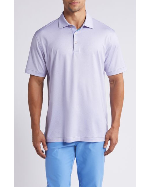 Peter Millar White Soriano Performance Jersey Polo for men
