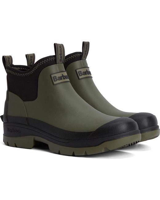 Barbour Black Ridge Wellington Rain Boot for men