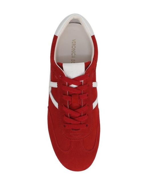 Veronica Beard Red Riviera Sneaker
