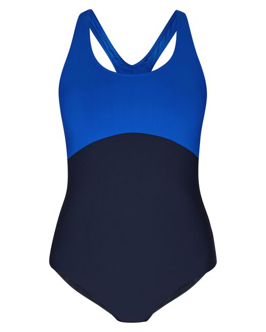 Sweaty Betty Blue Ocean Performance Racerback One-piece Swimsuit for men