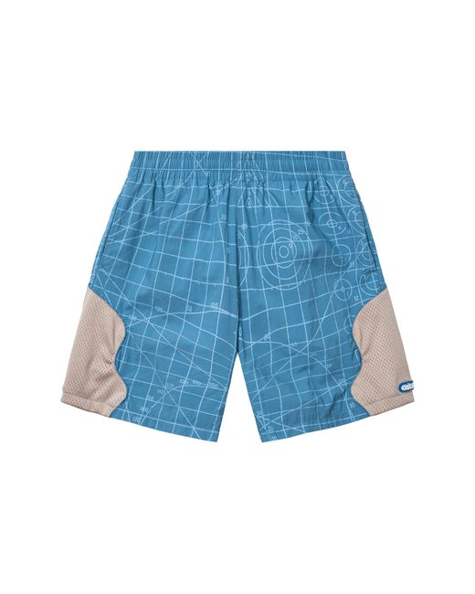 Market Blue Open Source Nylon Shorts for men