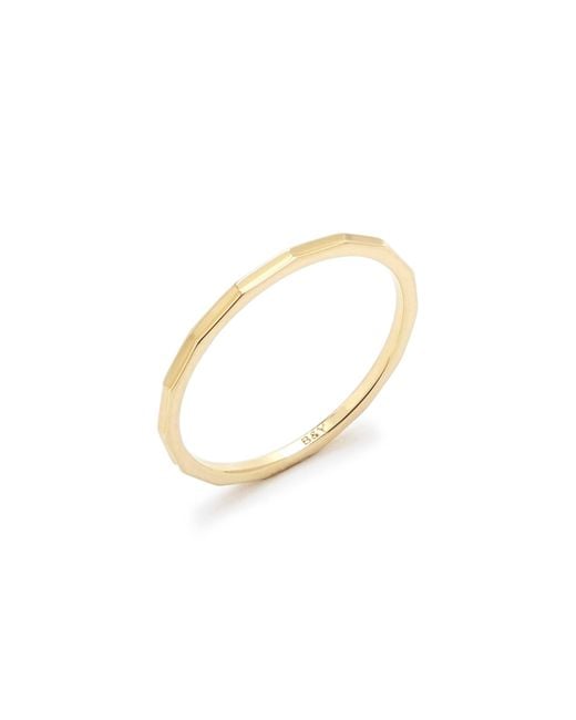 Brook and York White Perry Extra Thin Ring