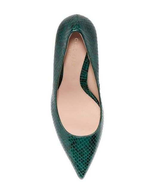 Cole Haan Green Mckelya Pointed Toe Pump