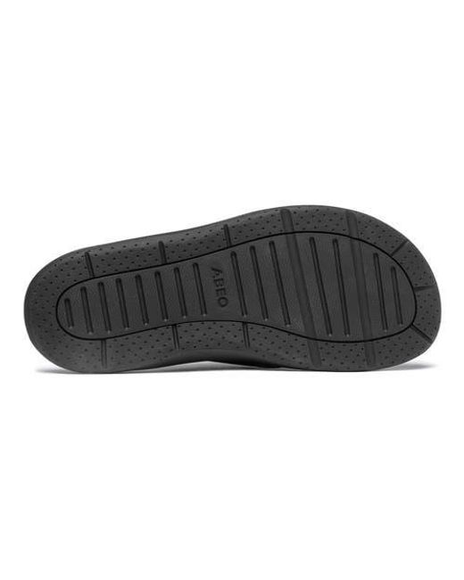 ABEO Black Alpha Flip Flop for men