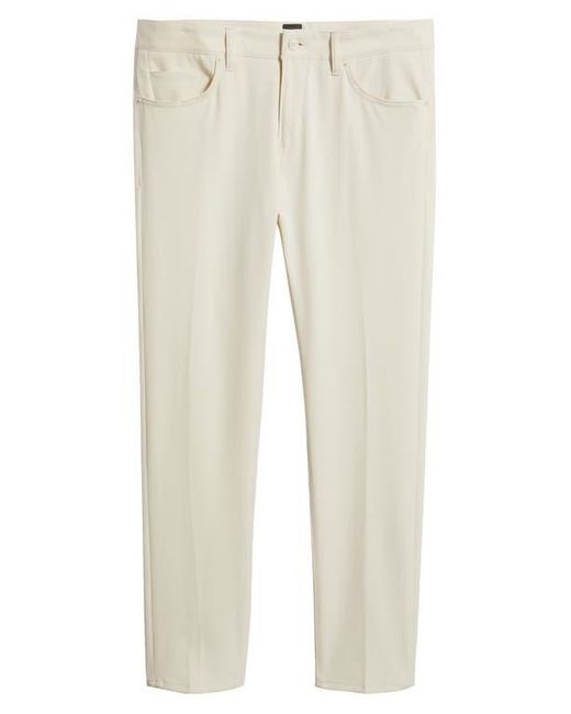 Boss White Delaware Five Pocket Straight Leg Pants for men