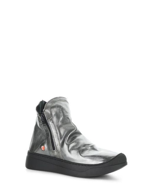Softinos White Abil Platform Wedge Bootie