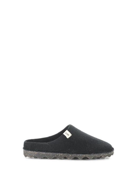 ASPORTUGUESAS Black Natura Wool Felt Mule