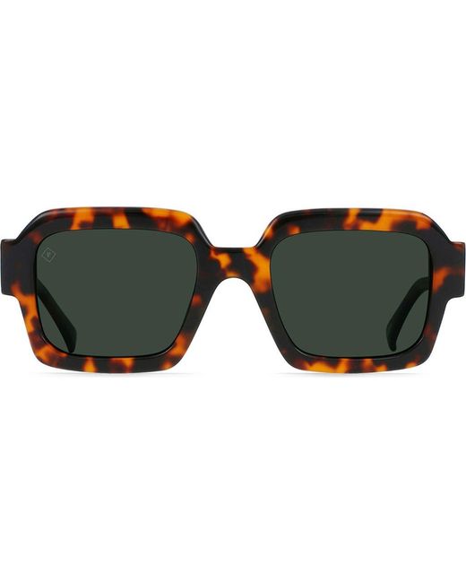 Raen Black Mystiq 52Mm Polarized Square Sunglasses for men