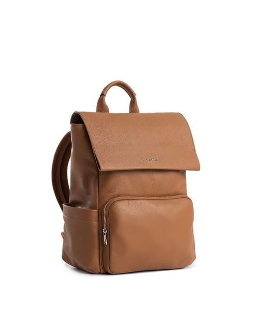 Velez Brown Zermatt Leather Backpack For The Contemporary