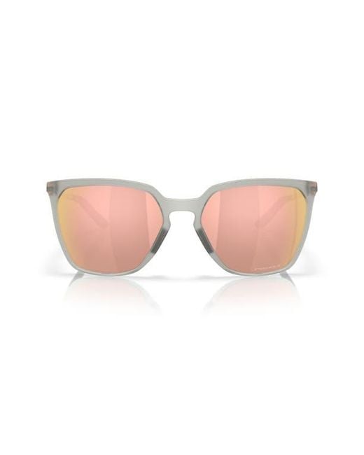 Oakley Pink Prizm Berry 57Mm Rectangular Sunglasses