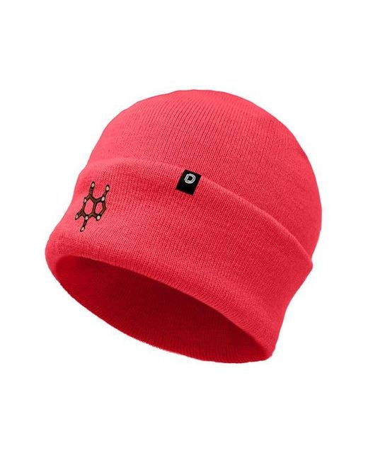 Alix Red Molecule Beanie for men