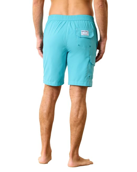 Tommy Bahama Blue Baja Harbor Board Shorts for men