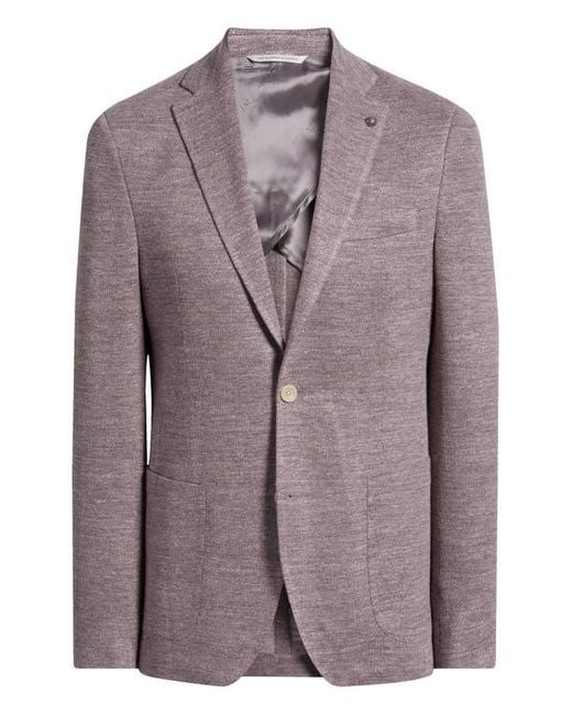 Jack Victor Brown Hampton Lavendar Solid Sport Coat for men