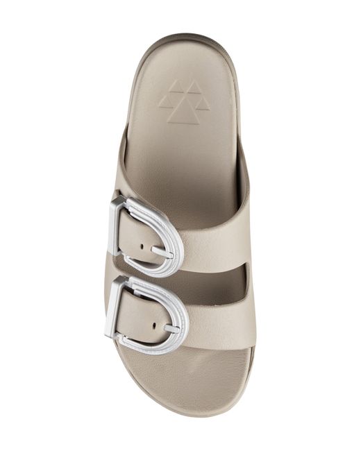 Cougar Shoes White Piknik Waterproof Platform Slide Sandal